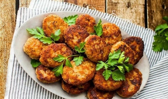 شامی مرغ و سبزیجات