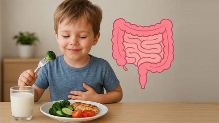 نقش تغذیه بر سلامت روده کودک